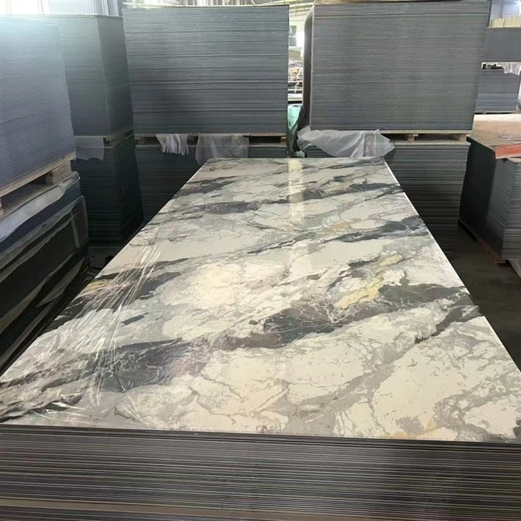 Luxurious High-shine UV-coated PVC Marble Panels best